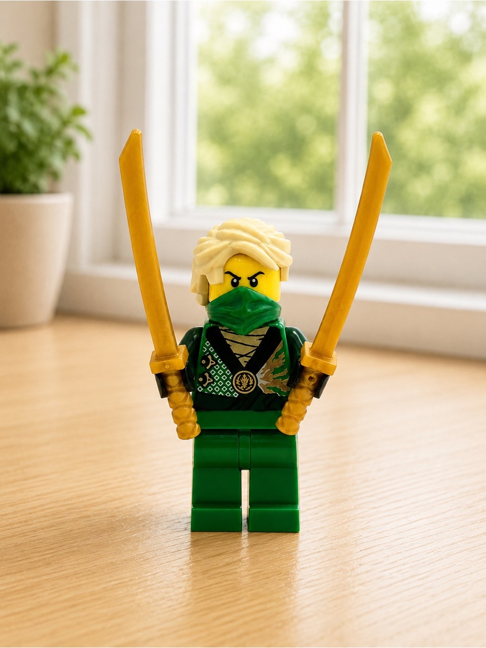 LEGO® Ninjago Lloyd Minifigure Techno Robe Rebooted The Green Ninja 70722 njo087